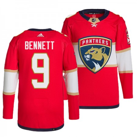 Dresovi Florida Panthers Sam Bennett 9 Adidas Crvena Authentic - Muške